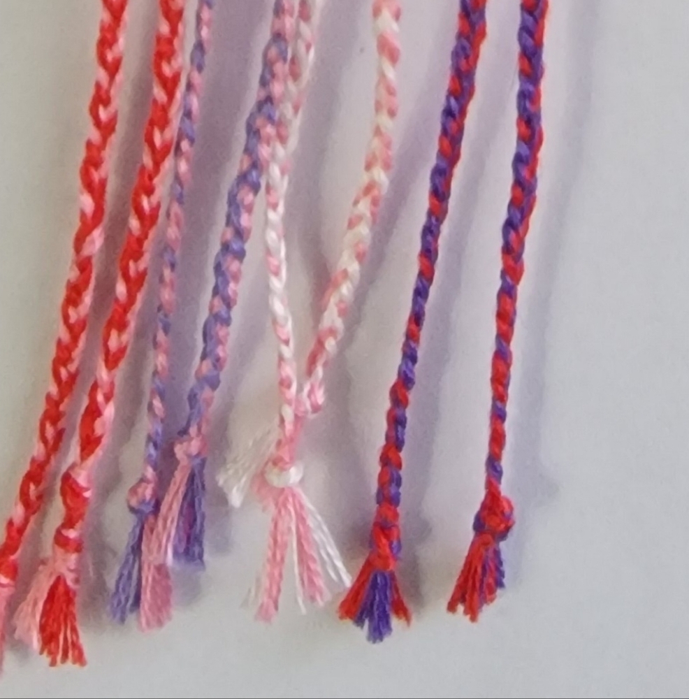 Colorful Chevron Friendship Bracelets - Picture 6 of 8